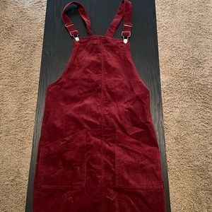 Altar’d State Cranberry Jumper Dress. Size L (Women’s 8).